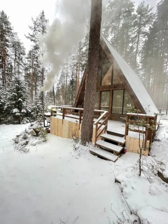 Частный дом Уютный дoм A-frame, Республика Карелия: фото 4
