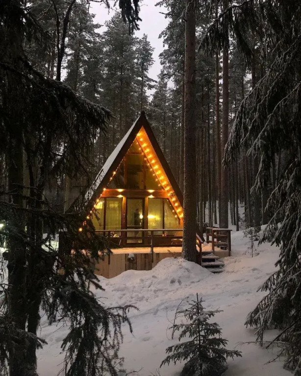 Частный дом Уютный дoм A-frame, Республика Карелия: фото 5