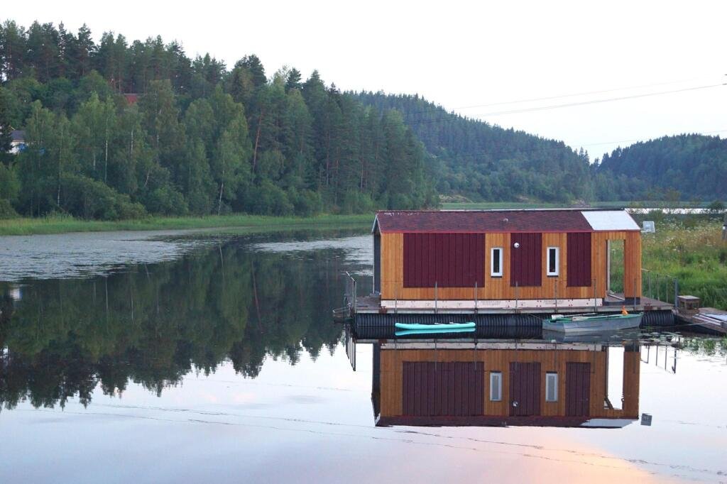 Дом на воде, Куркиеки, Республика Карелия