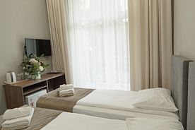 Двухместный номер Стандарт с балконом и с видом на горы 2 отдельные кровати, Пансионат Нарт, Гагра