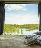 Четырёхместный номер Comfort с красивым видом из окна, База отдыха Forrest Home, Псков