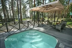 Бассейн на террасе дома — Загородный комплекс «Кристалл-Тургояк», Миасс