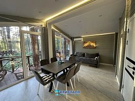 Бунгало Deluxe с балконом и с видом на озеро, Загородный комплекс Кристалл-Тургояк, Миасс