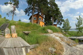 Домик на мысу, База отдыха Киселевка, Лахденпохский район