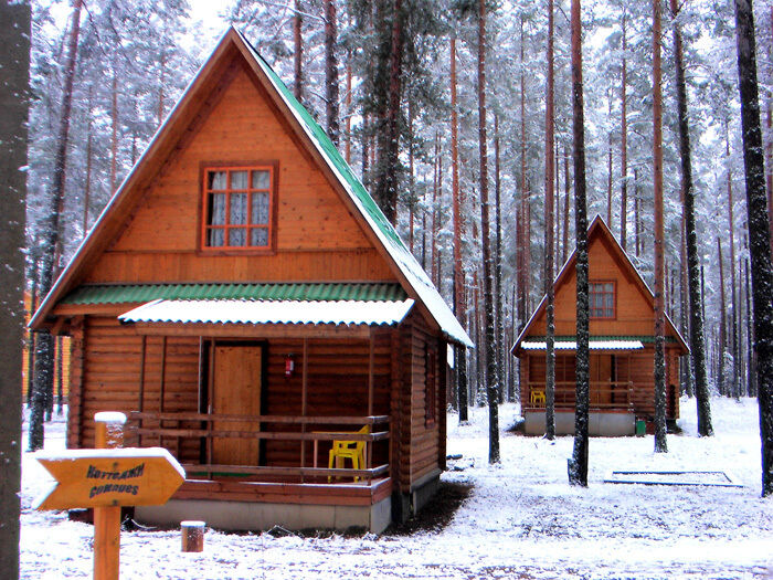 Вид на коттедж