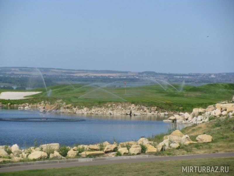 пруд на поле