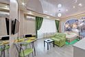 "Green Studio", квартира-студия с джакузи, площадь МОПРа, 9, ID 74-071, База отдыха "ИннХоум Апартаменты", Челябинск