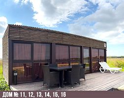 Дом с панорамным видом на пруд №15, База отдыха ФИШФАРМ116, поселок Куланга