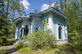 Восточная Медина одноэтажный дом (витраж), База отдыха Шишки на Лампушке, Приозерский район