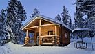 Бревенчатый дом, База отдыха Лапландская деревня, Кильдинстрой
