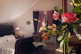 Люкс с кроватью размера «king-size» и балконом, Гостевой дом Villa a la Russe, Глухово