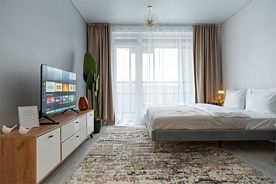 VARIANT Ur25: Студия с одной большой кроватью, Апартаменты Variant Barolo, Санкт-Петербург