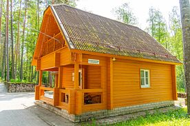 МК1: Малый коттедж с сауной (2-х этажный), Загородный клуб Ромашка, Приозерский район