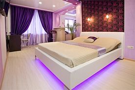 «Violet Dreams», Студия с джакузи, Свободы, 100, ID 74-004, База отдыха "ИннХоум Апартаменты", Челябинск
