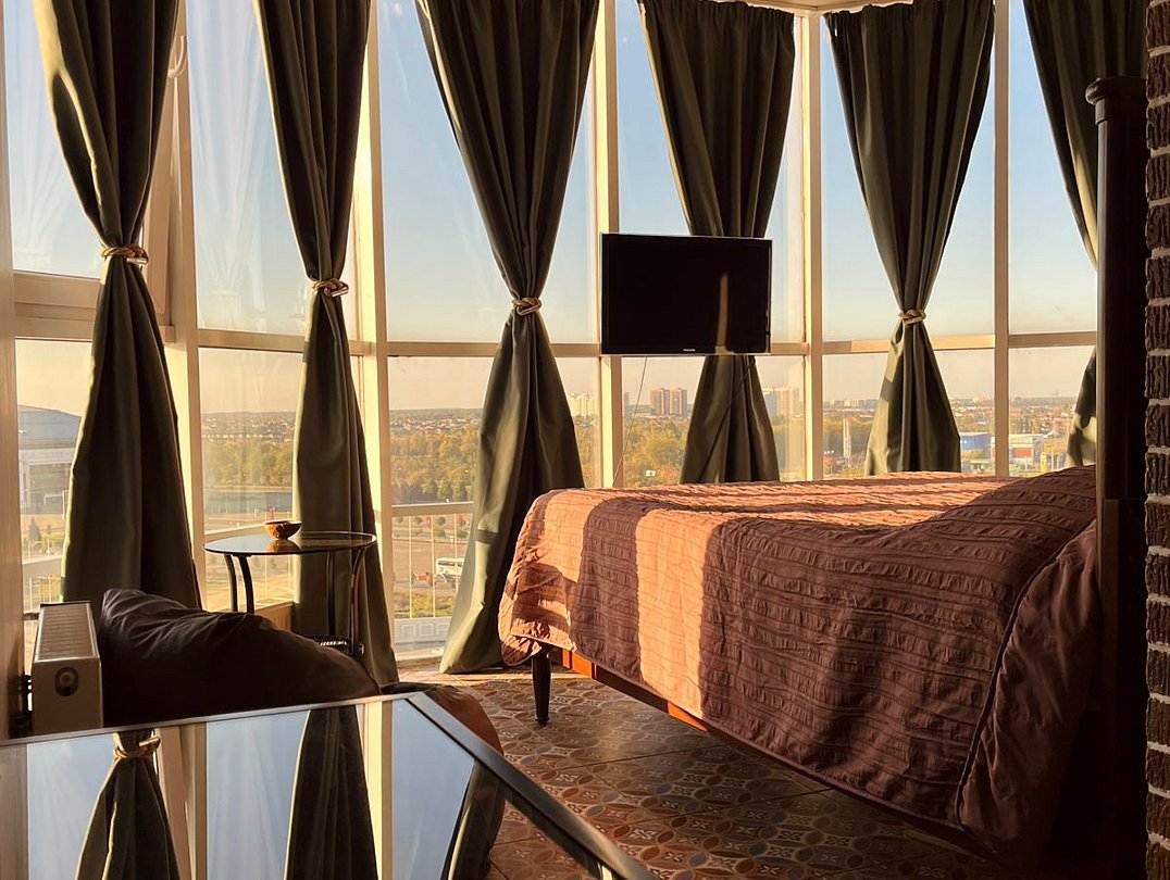 Апартаменты Замечательная уютная квартирка с шикарными видами, Краснодарский край, Краснодар Новотитаровская