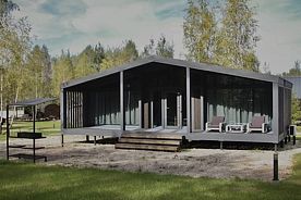 Коттедж с 2 комнатами с панорамным видом, Глэмпинг Тучки, Тучково