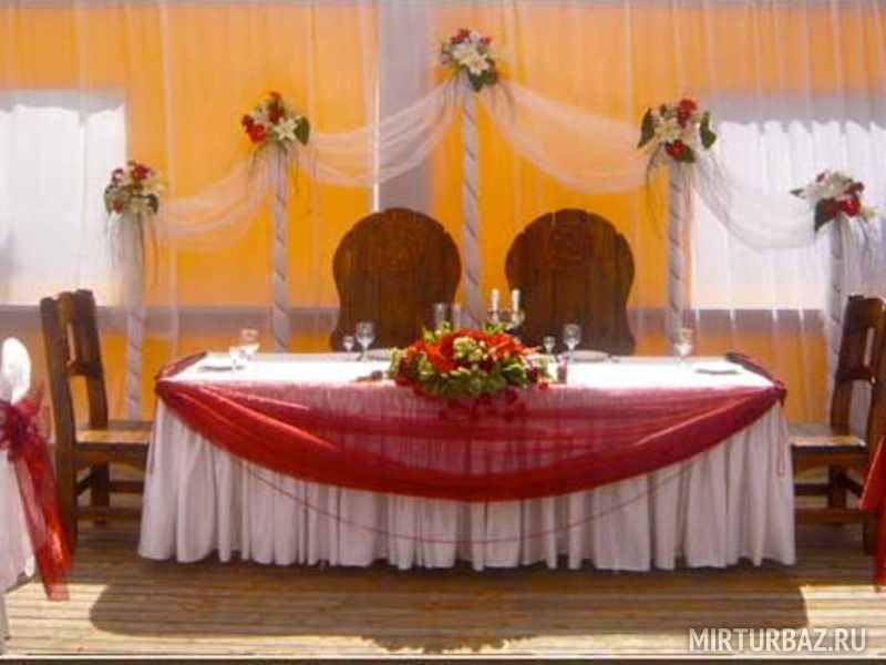 Пример оформления банкетного зала