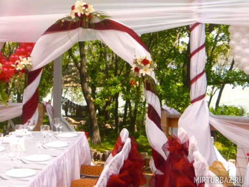 Пример оформления банкетного зала