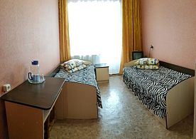 Место в двухместном однокомнатном номере, Дом отдыха Прибрежный, поселок Белое Озеро