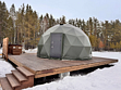 Геокупол средний с террасой и купелью, Агроглэмпинг Две эпохи, село Муранка