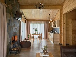 Коттедж с террасой Комфорт, Коттеджный комплекс Охта Парк Collection Всесезонного курорта Охта Парк, деревня Мистолово
