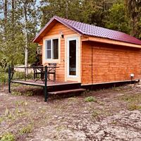 Двухместный коттедж Standard двуспальная кровать, База отдыха Тридевятое царство, деревня Залахтовье