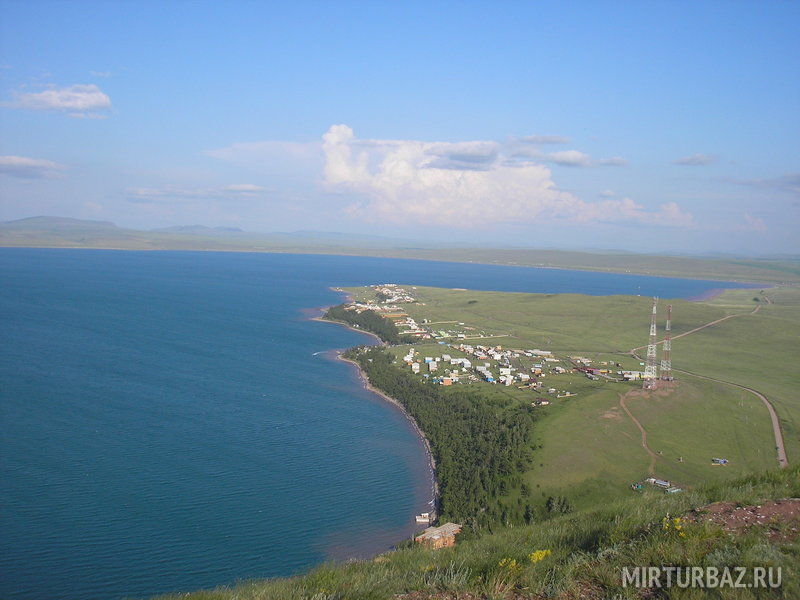 Вид на побережье и домики | Для Друзей, Республика Хакасия