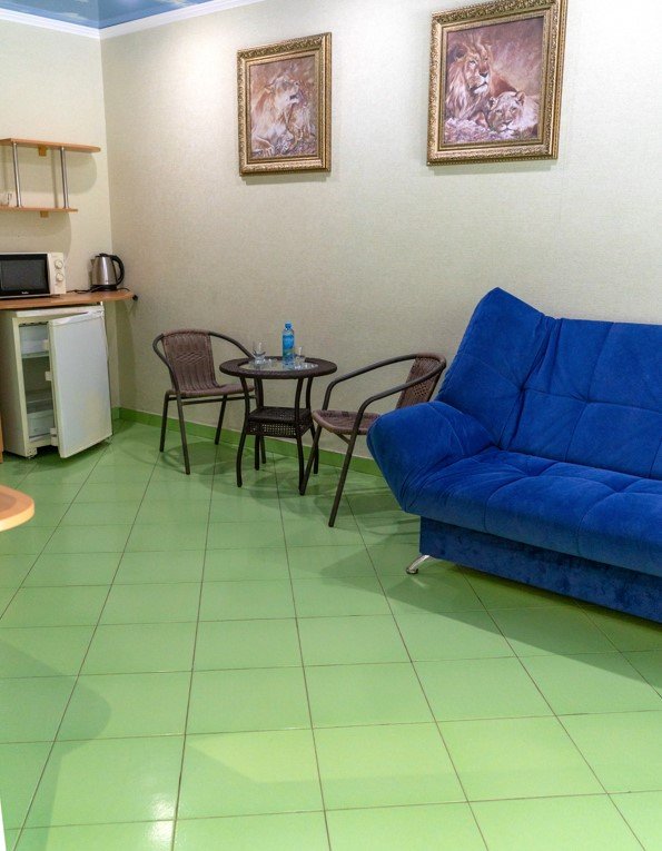 Студио 4-местный 1-комнатный