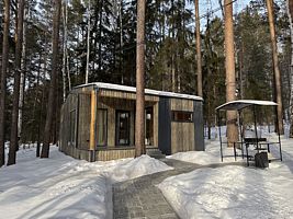 Шестиместный глэмп-дом с банным чаном, База отдыха Энергетик, Среднеуральск