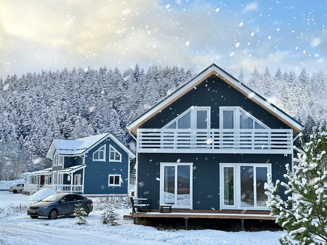 Двухэтажный дом с 3-мя спальнями, террасой и панорамными окнами, Республика Карелия, Тарулинна Сортавала Сортавальский район поселок Рантуэ поселок Вуорио Хелюля поселок Хаапалампи