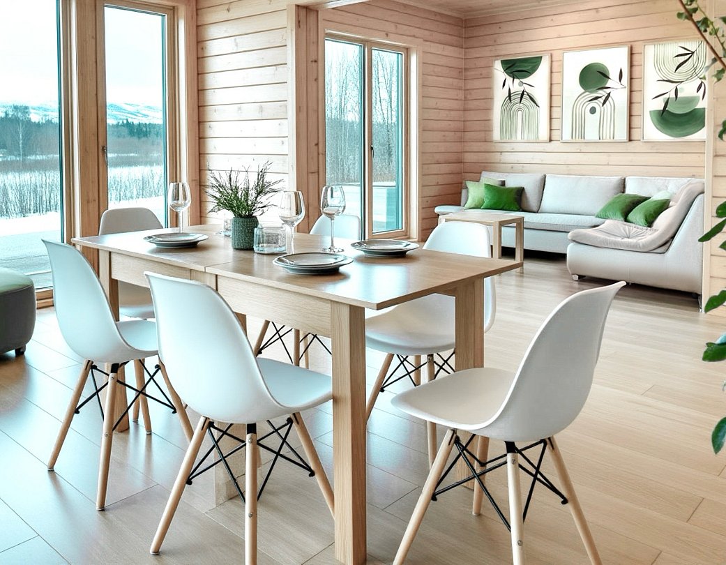 Двухэтажный дом с 3-мя спальнями, террасой и панорамными окнами, Республика Карелия: фото 5