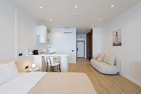 Кремовый берег (панорамный вид на море), База отдыха Mores Apart Hotel, Светлогорск