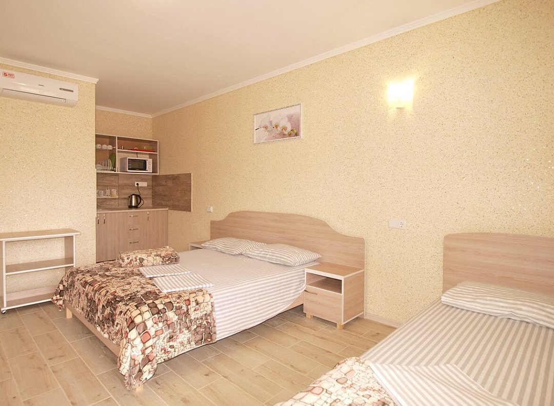 Люкс 3-местный 1-комнатный (с кухней и отоплением)