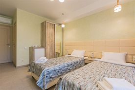 2-х мест (2 кровати) кухня на этаже, Гостевой дом Malibu Hotel, Алушта