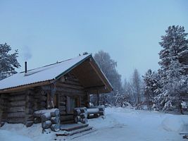 Избушка шестиместная, База отдыха Урочище Коркиниеми, Калевала