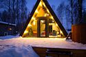 A-Frame №6 с купелью и террасой, База отдыха Les Holidays, Киржачский район