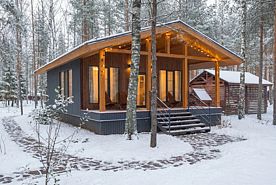 BarnHouse №12 без купели, с террасой, База отдыха База отдыха Les Holidays, Киржачский район