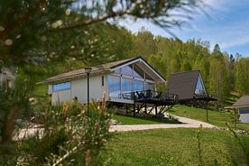Вилла с террасой и видом на горы, Комплекс Altai Palace, урочище Каим
