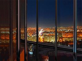 "Loft & Sky Studio-2 17 этаж", студия, Свердловский проспект, 35, D 74-202, База отдыха "ИннХоум Апартаменты", Челябинск