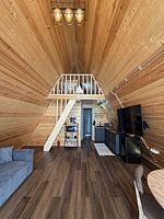 A-frame «Графит» домик из дерева 4х местный, Дома в аренду Ривер Хаус, Васильевское
