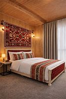 Двухместный номер комфорт  1 этаж, Гостевой дом HAYAT HAUS, Архыз