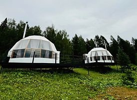 Купольный домик, Гостевые дома Горы Зовут, Сибирка