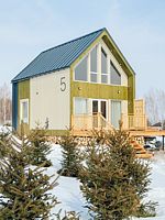Зеленый Дом №5 6 человек (4+2), База отдыха СамТыКот, село Краснореченское