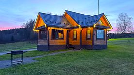 Домик №4 (2 спальни с двуспальными кроватями), Частный дом Киркколампи, Микли