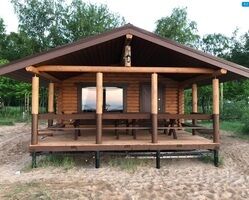 Веранда на берегу на 10 человек, База отдыха Ладога парк, деревня Коккорево