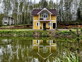 Дом Андросово, Как дома Домик с баней в деревне Андросово и собственным озером, деревня Андросово