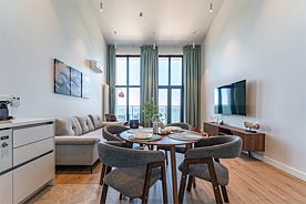Балтийский кит (двухуровневый, панорамный вид на море), База отдыха Mores Apart Hotel, Светлогорск