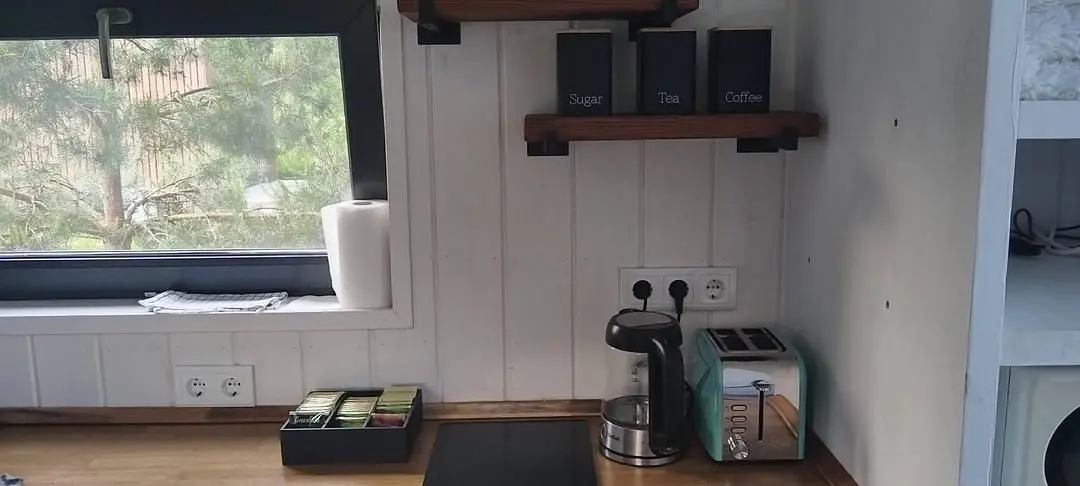 Фото 2 из отзыва о доме в аренду Шелуха Хаус Уютный Tiny House с мансардным окном