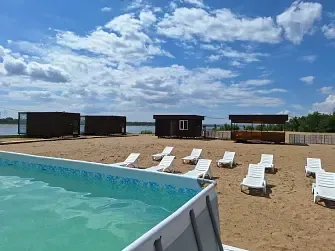Глэмпинг Солнце, воздух и вода