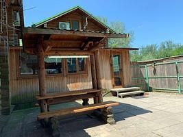 Коттедж с парилкой и бассейном, База отдыха Стрелка, Азов